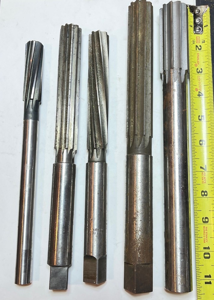 4 Large Machinst Reamers Used