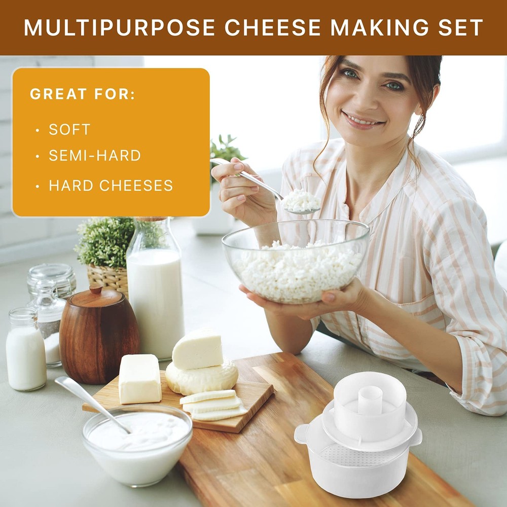 Cheese Making Mold Large for Press Cow Goat Milk Cheesemaking Tools