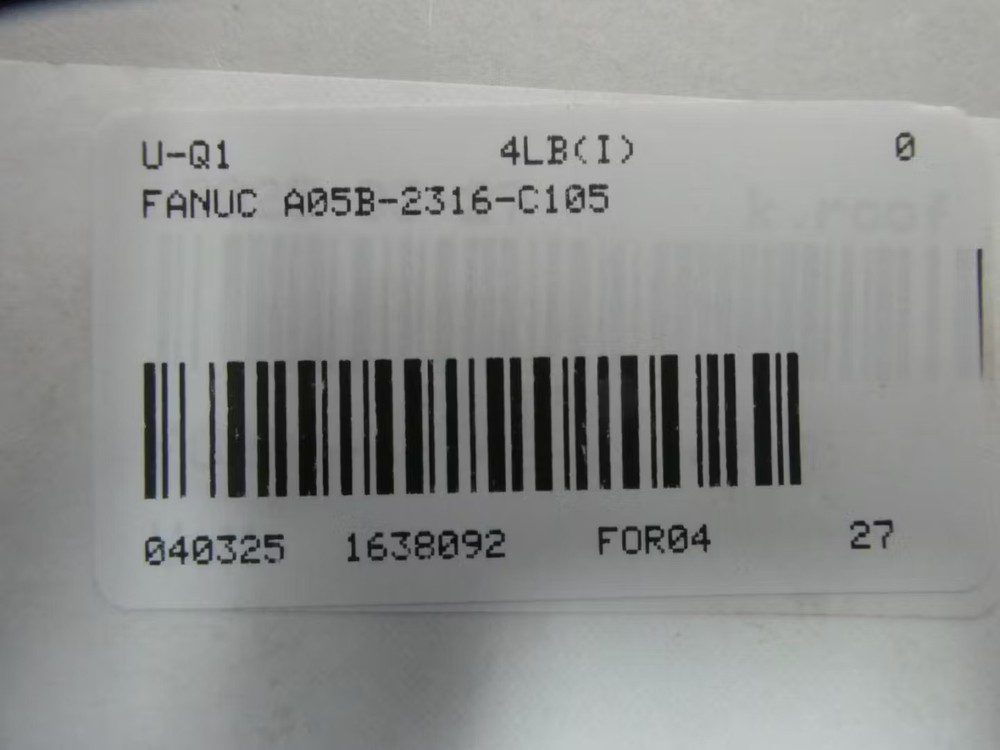 Fanuc A05B-2316-C105 3-slot Back Plane Chassis Module