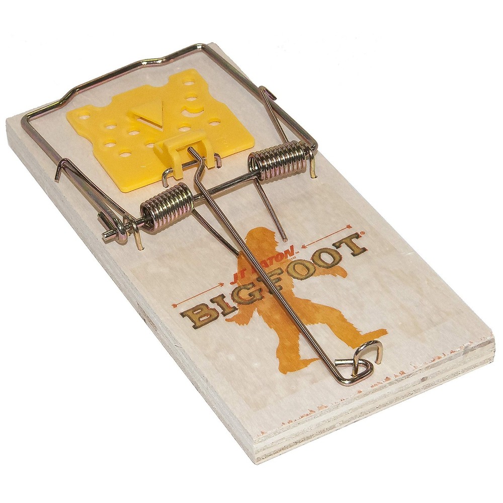 BIGFOOT Rat Size Snap Trap with Expanded Trigger