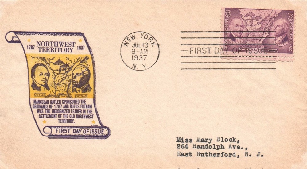 SC# 795 - 2 FDC - Sidenius Cachet - New York - Machine Canceled - L32008