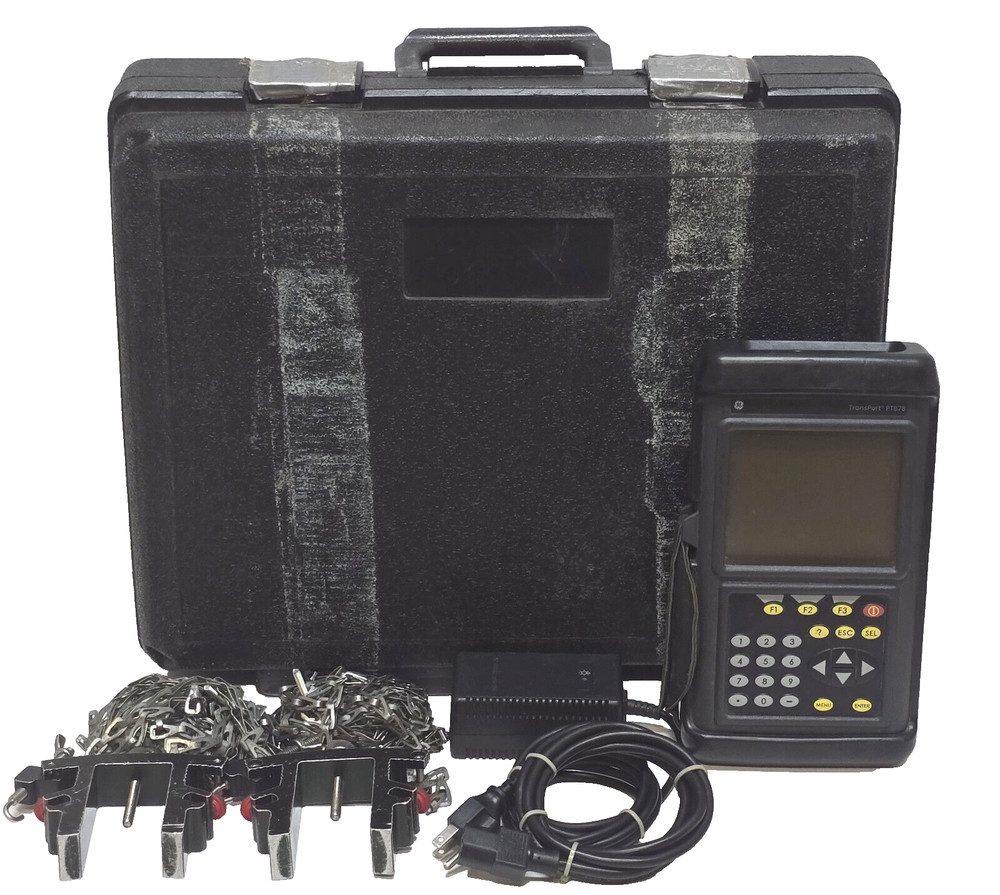 GE Panametrics PT878 Handheld Ultrasonic Flowmeter