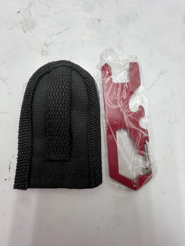 Compact Keychain Pry Tool Bottle Opener Red TWP-000079090
