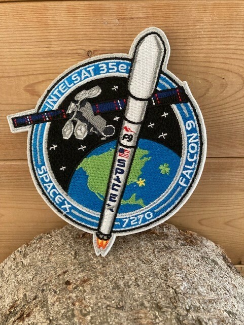 SpaceX Patch INTELSAT 35e - FALCON 9 Mission Patch for Satellite Launch Mission
