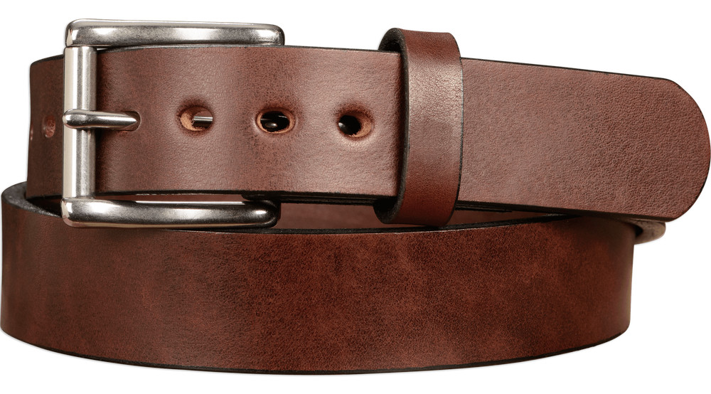 Brown Smooth Edge Max Thickness Bullhide Belt Quality USA Handcrafted