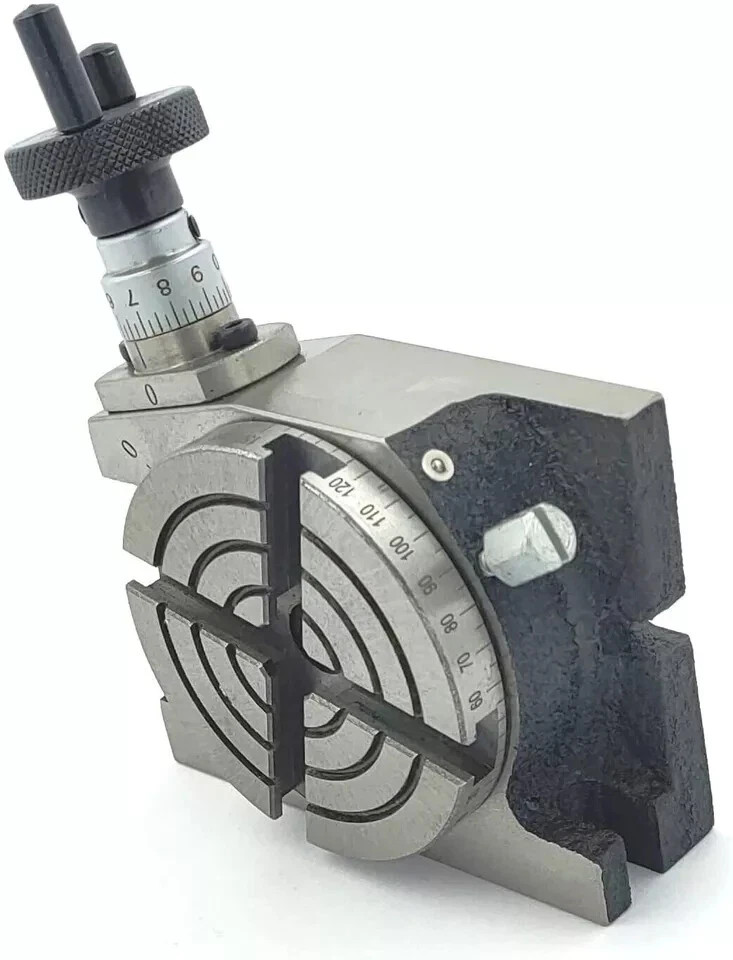3" (80mm) Rotary Table with ER Collet Adapter & M6 Clamp Kit