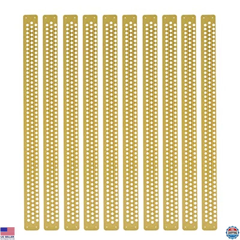 GLOGLOW 20-Pack Removable Plastic Pollen Collector Traps for Beekeeping Tools
