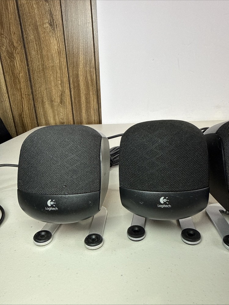 4x Logitech Z-640 Computer System Satellite Speakers Used