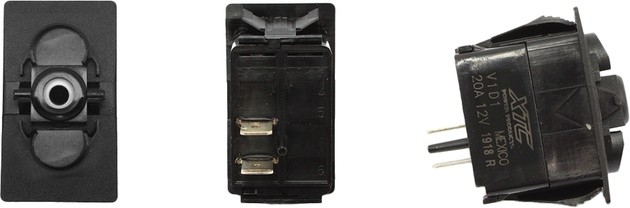 XTC Power Dash Switch Body Single Accessory Momentary No Lights
