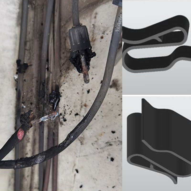 Solar Panel Clip Cable Mount Temperature Resistant Wire Holder Organizer