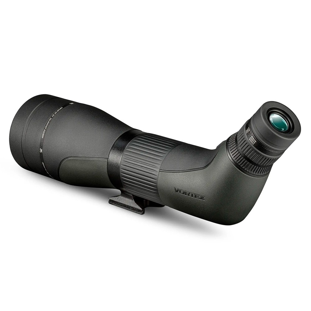 VORTEX Crossfire HD 20-60x80 Angled Spotting Scope, Storage Case, Flexfit Cap