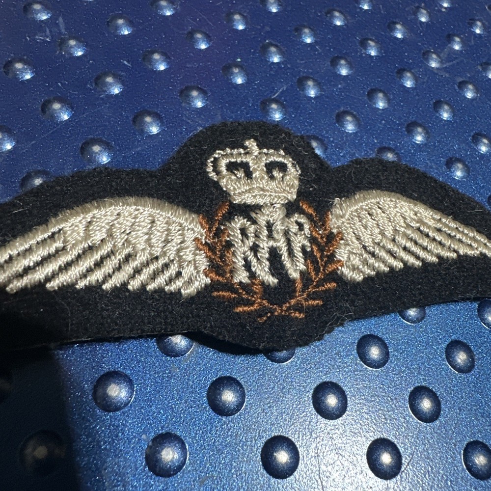 WW2 British Royal Air Force Wings - Quality RAF Pilot Padded Uniform Patch Badge