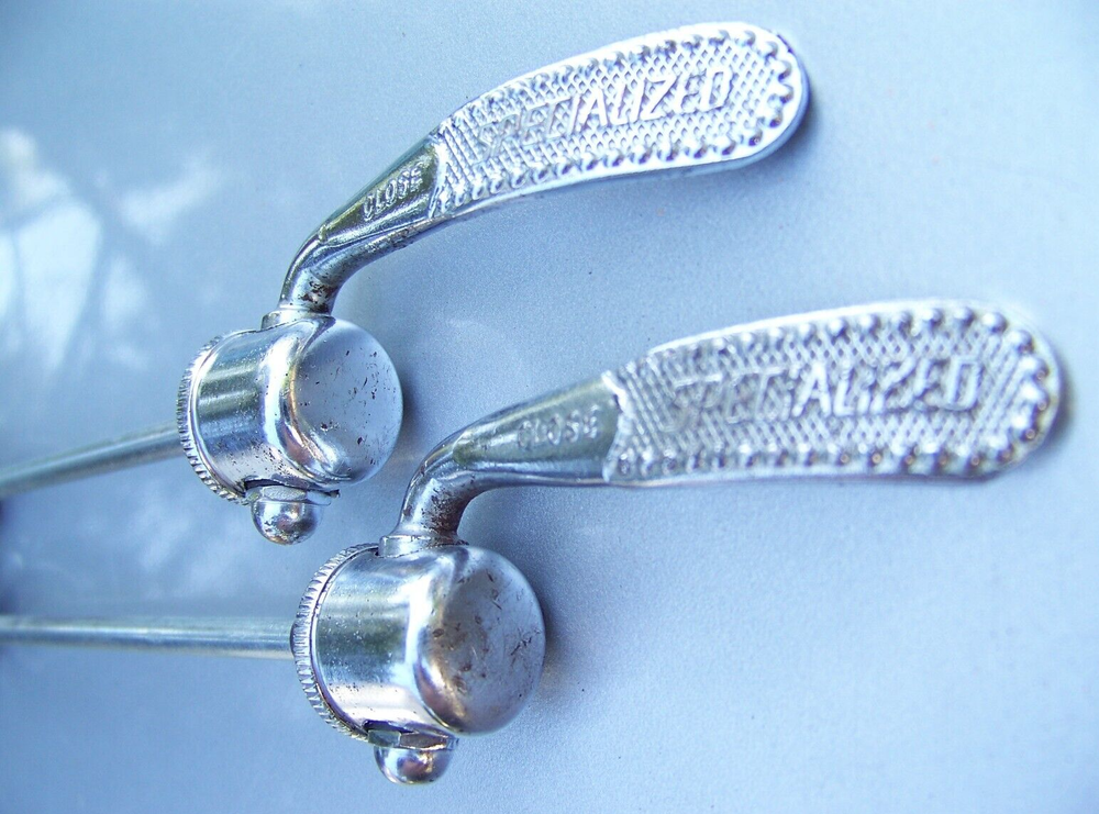 Vintage Specialized Road Bike Quick Release / Skewer Set