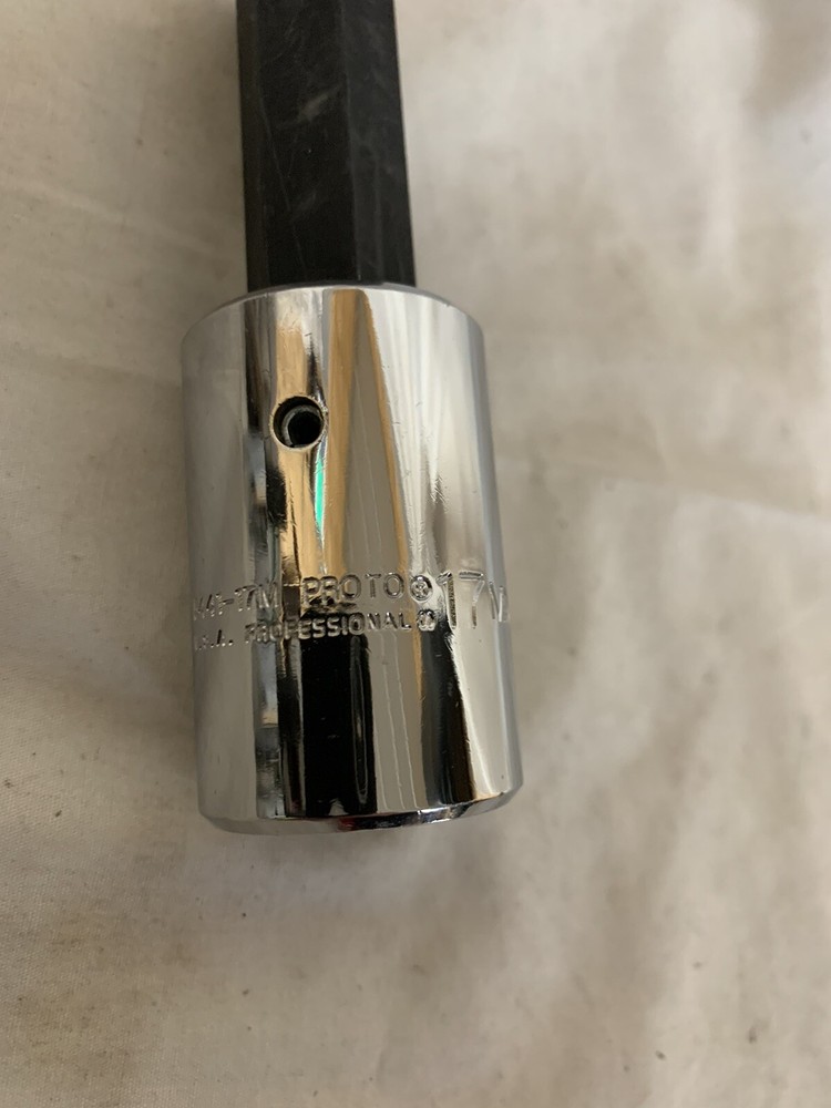 Proto 5441 17mm Hex,1/2”dr Chrome Socket