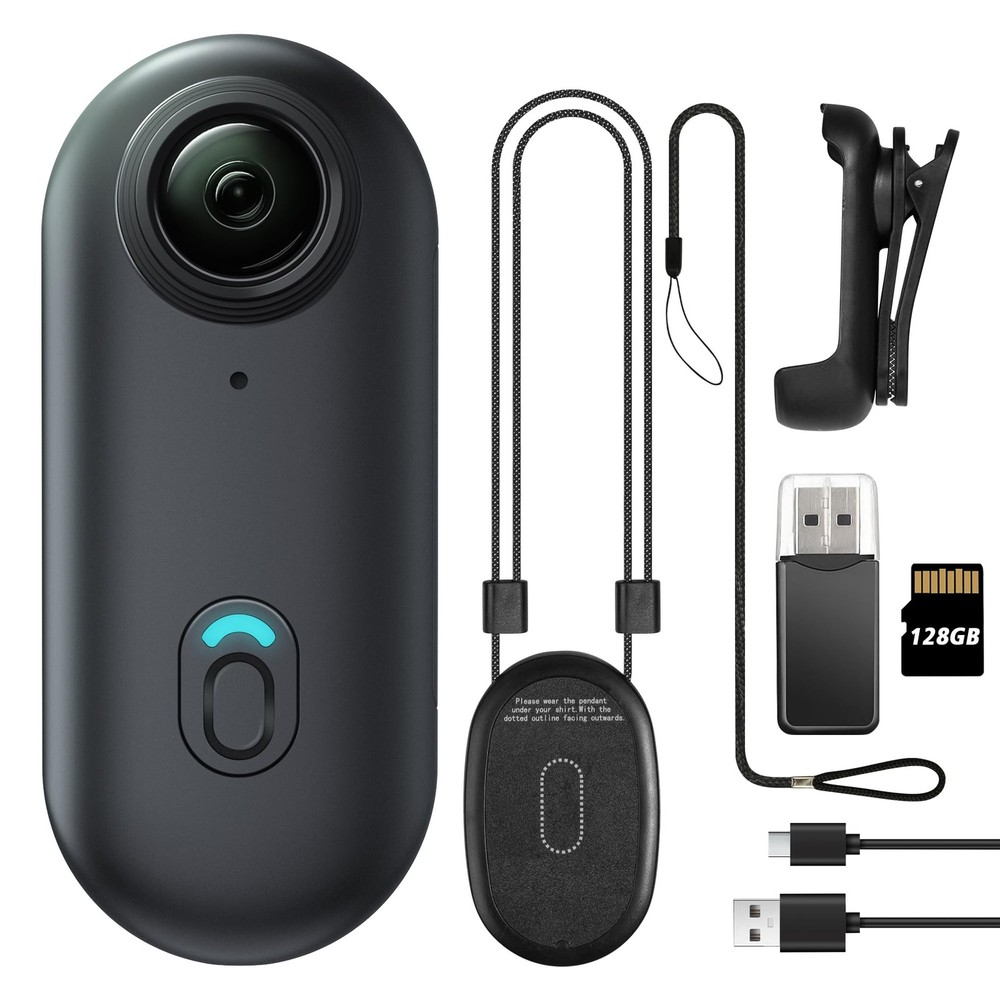 Mini Body Camera (Black-128GB)