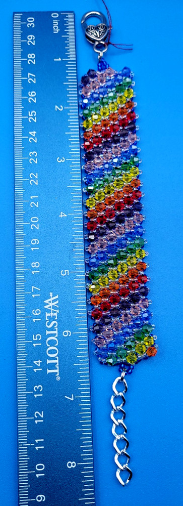 Handcrafted Beaded Spike Bracelet