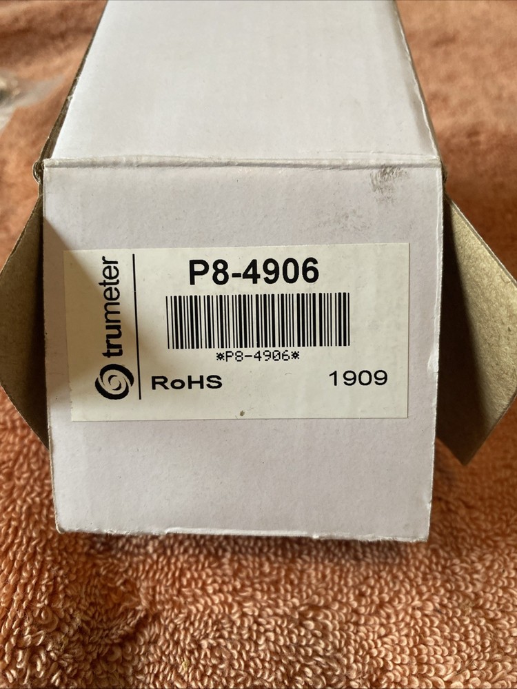 Trumeter P8-4906 Counter Electromechanical 6 Digits Panel Mount New Sealed