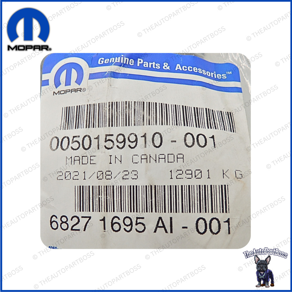 Windshield Header Weatherstrip Genuine Mopar 68271695AI