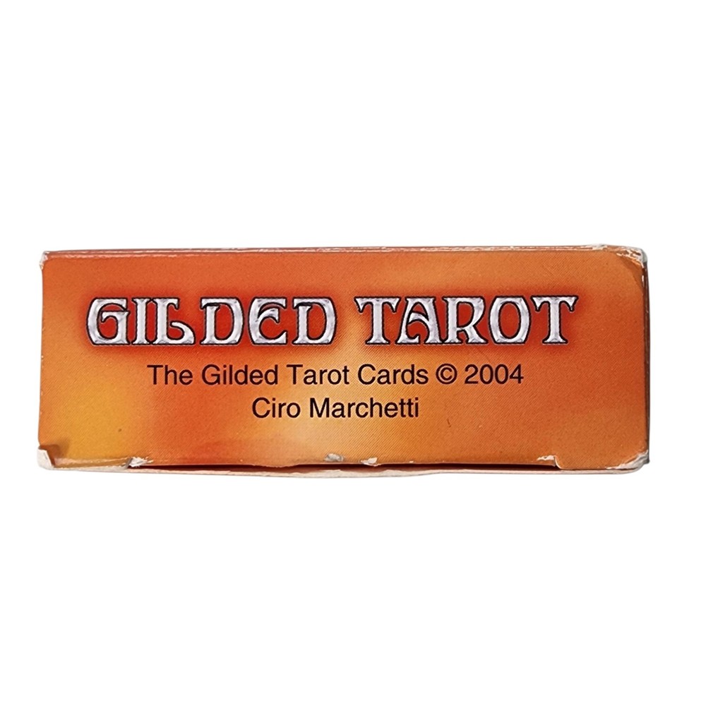 Gilded Tarot Cards By Ciro Marchetti 2004 Llewelyn Complete Deck