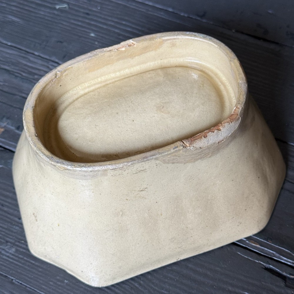 Antique Pottery Pudding Mold