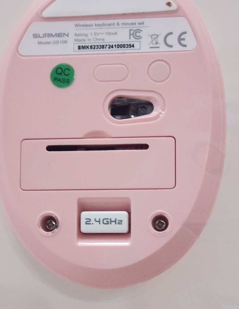 Surmen GS108 Wireless Mouse Pink