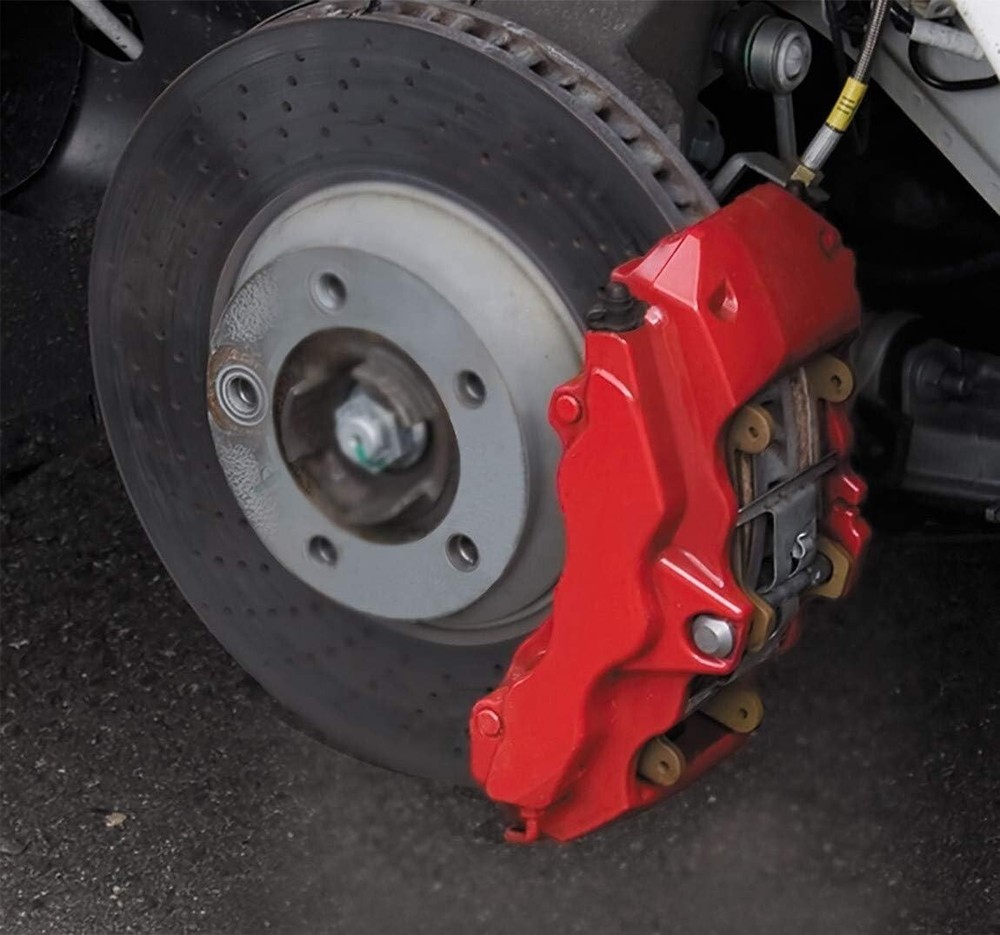 Red Coating High Temp Engine Enamel Header & Caliper Brake Paint Spray 900F