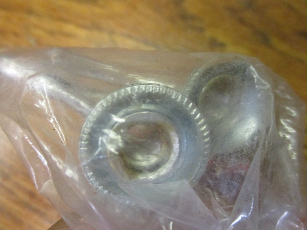 NOS SUGINO WHEEL AXLE WING NUTS - SILVER