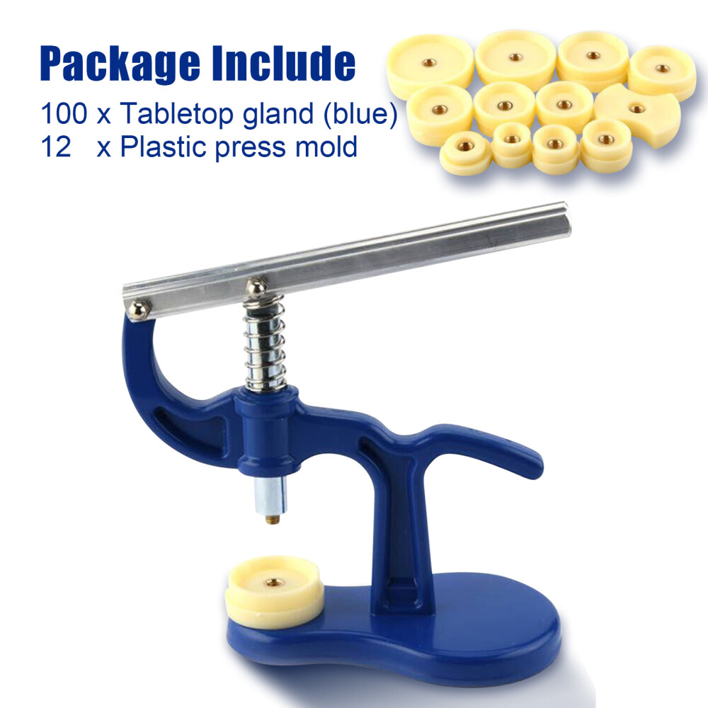 Fitting 18-50mm Watchmaker Tool Watch Press Set Crystal Glass Back Case Closer