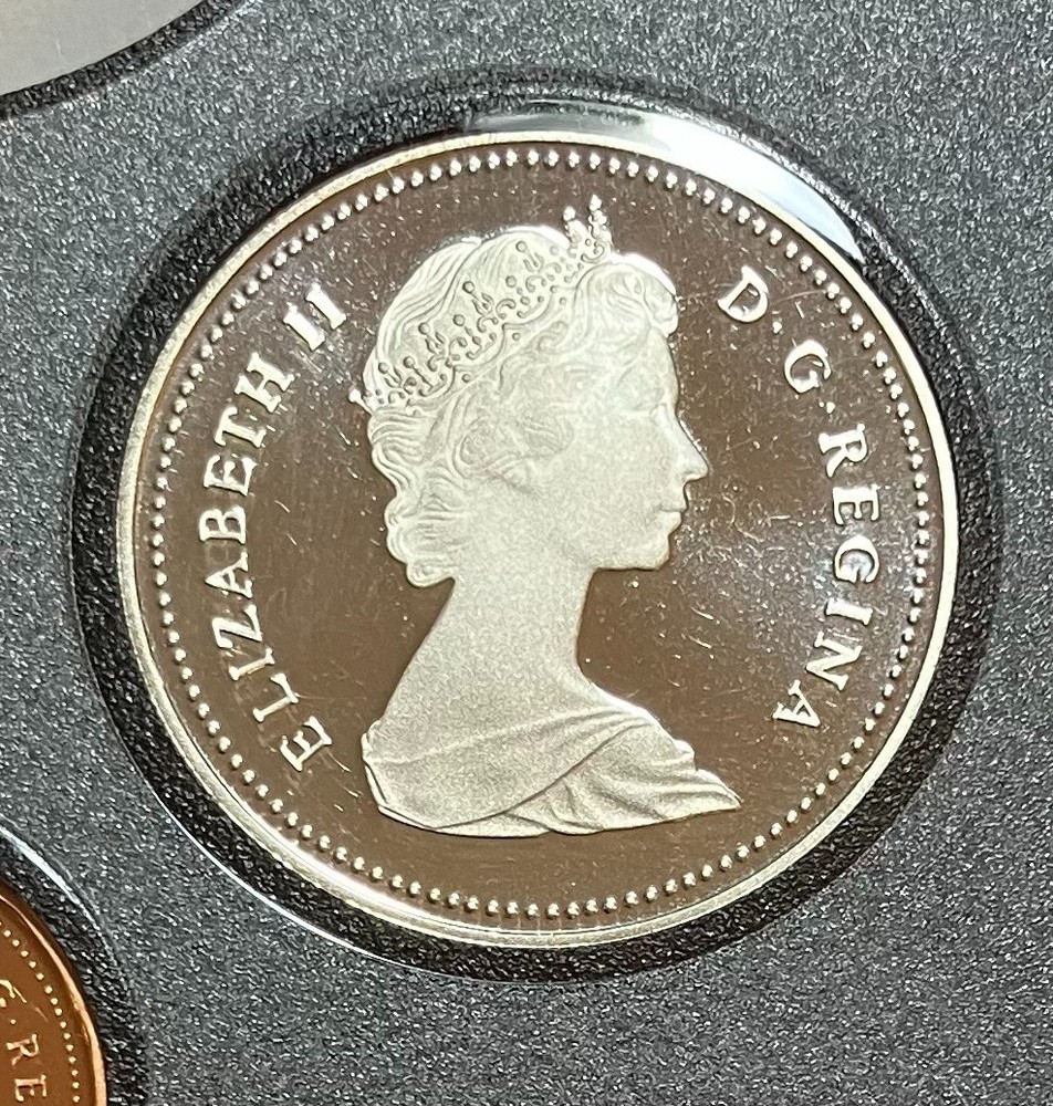 1985 Canada Proof Frosted 50 Cents