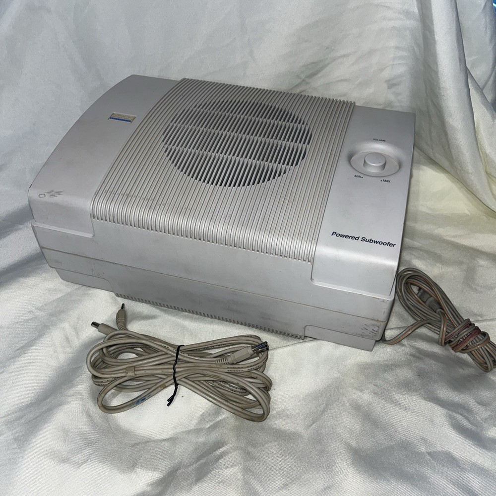 Altec Lansing ACS250 Subwoofer For Acs400 System & Cables Tested Working