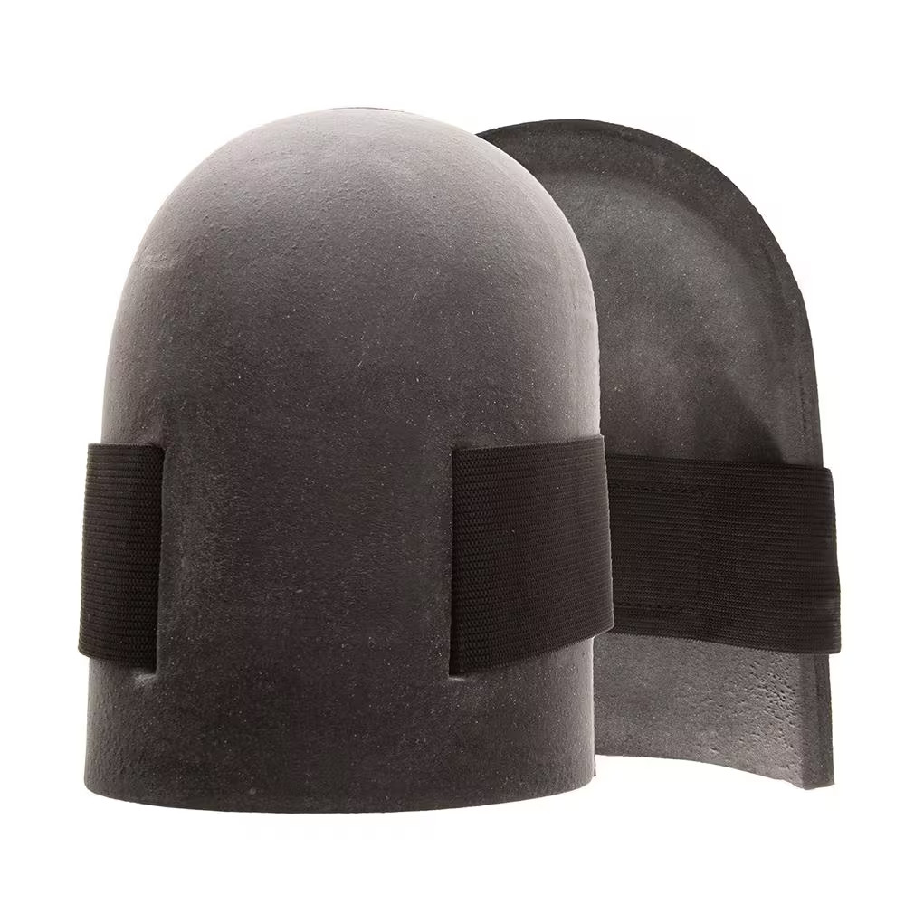 Black Rubber Work Knee Pads