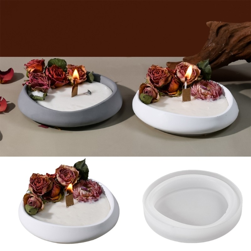 Sturdy Silicone Craft Mould for Unique Waved Pattern Plates and