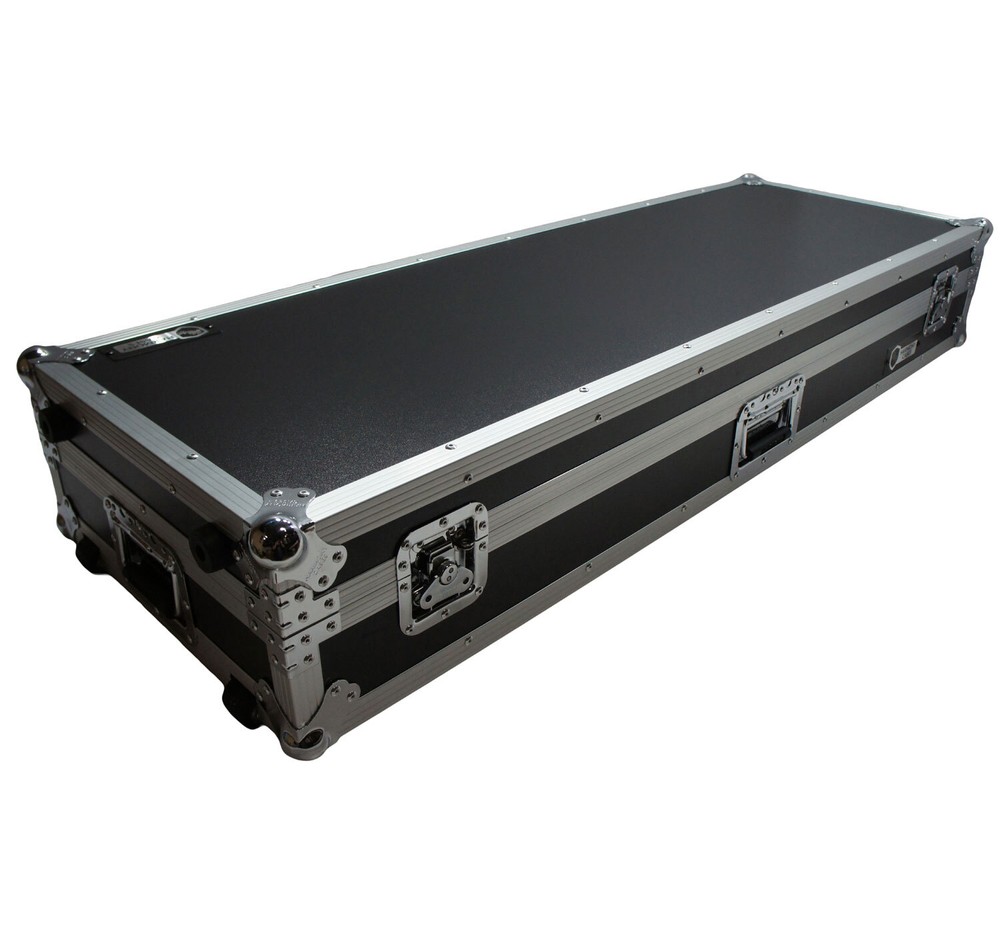 Harmony Cases HCKB76W Flight Rolling ATA Hard Custom Case for 76 Note Keyboard