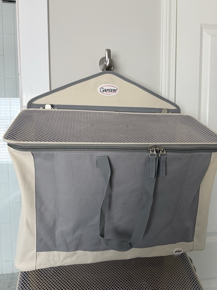 Ganizer Hanging Storage System W/2 XL Portable totes Qvc