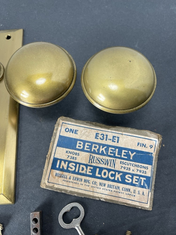 Yale Russwin Berkeley Inside Lock Set E31-E1 Pre Owned