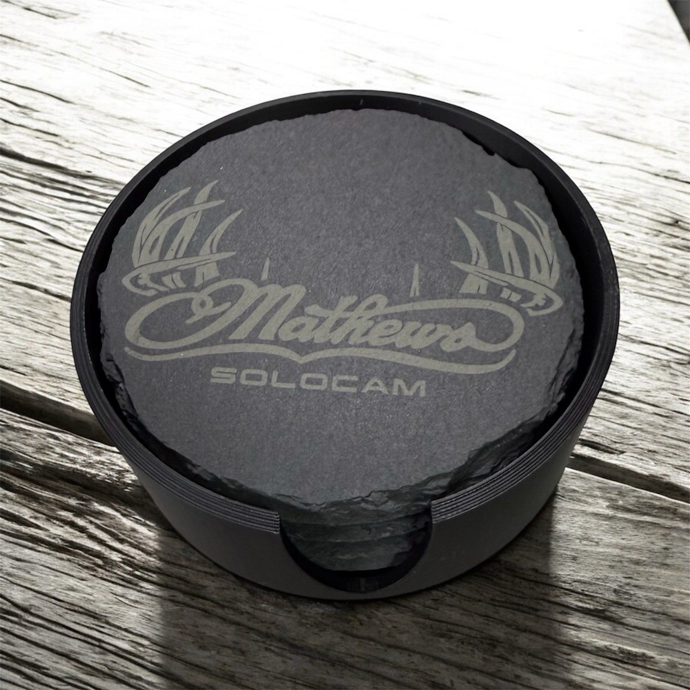 Mathew's Solocam Slate Coasters Set