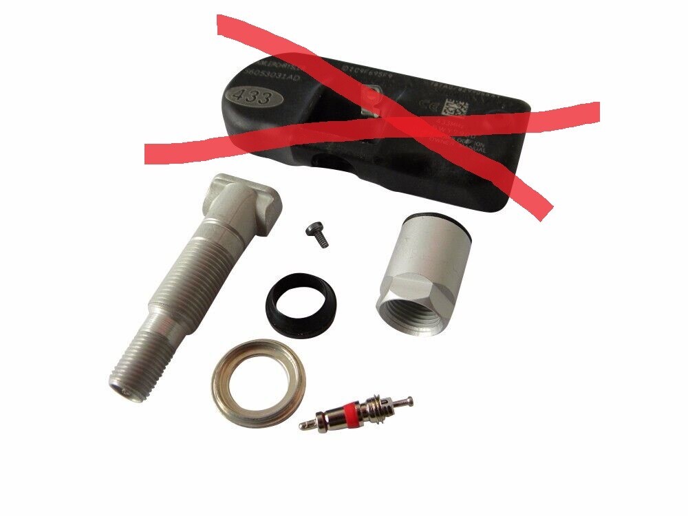 08 09 Mitsubishi Lancer Evo X Evolution TPMS Valve Stem Rebuild Replacement Kit