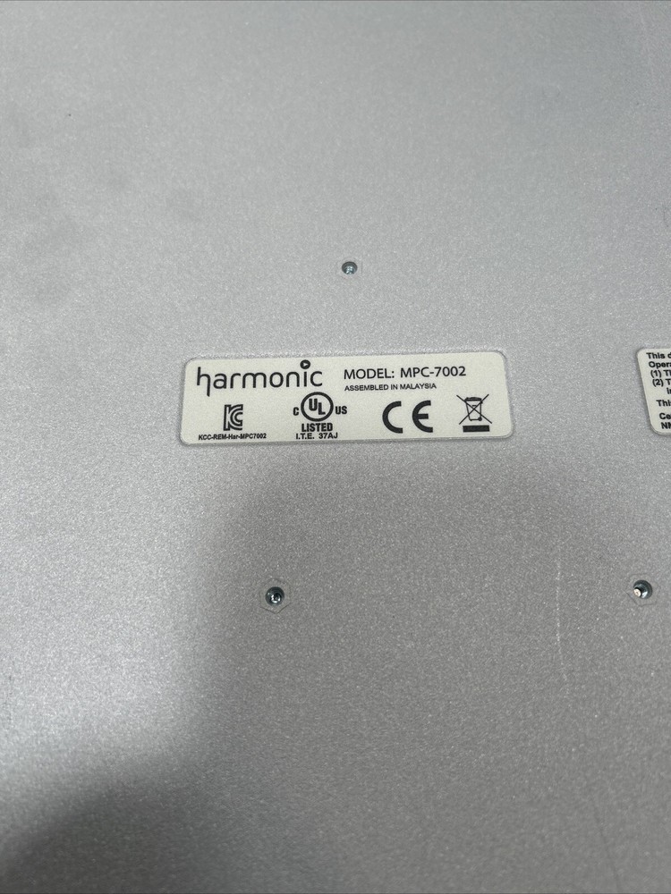 Spectrum Harmonic MPC-7002 Media Deck Module 90-1528 Functional