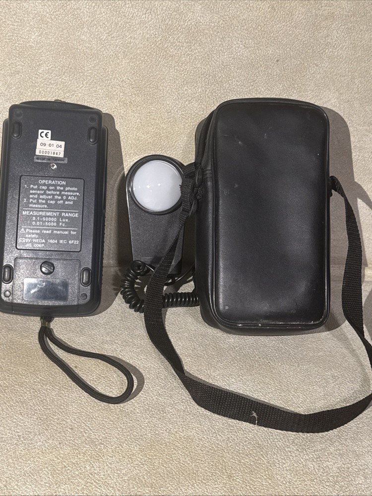 Greenlee Digital Light Meter 93-172 with Case, Tested