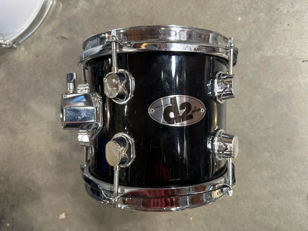 8" ddrum D2 Rack Tom Drum BLACK 7x8 #DA3