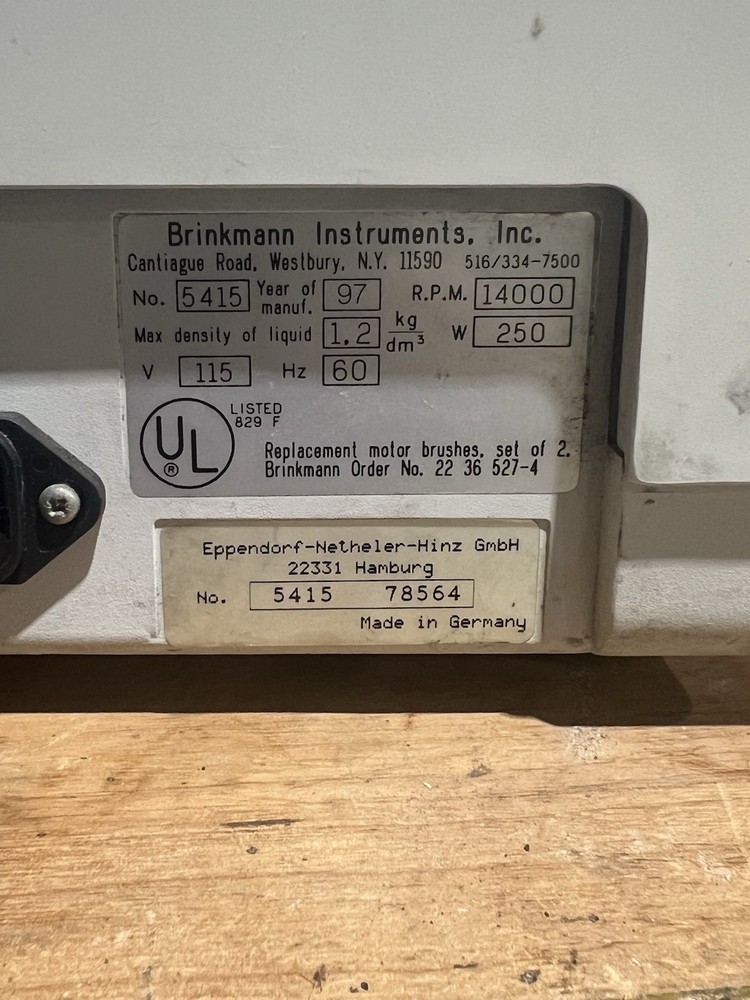Eppendorf 5415 C Centrifuge