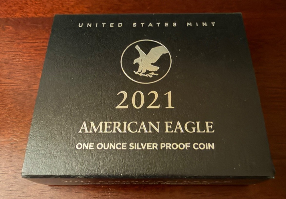 2021 - W Type 2 Proof Silver Eagle  with OGP and COA