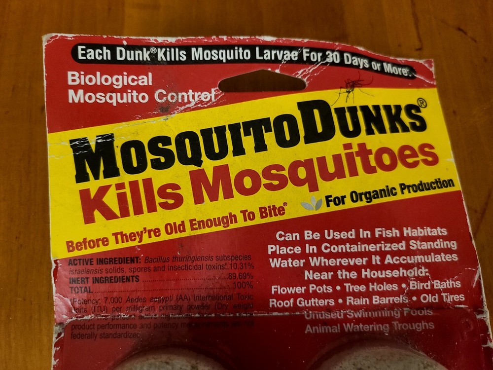 Summit Mosquito Dunks Floating Pod Kill Biologically Safe Method 6 pack -NEW