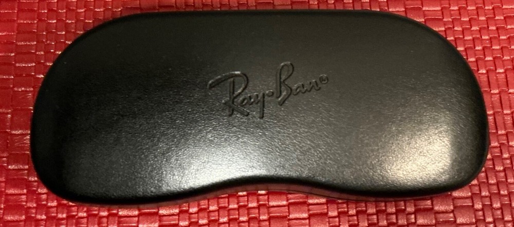 Authentic Ray-Ban Hard Shell Eyeglasses Glasses Sunglasses Case Black -Case Only
