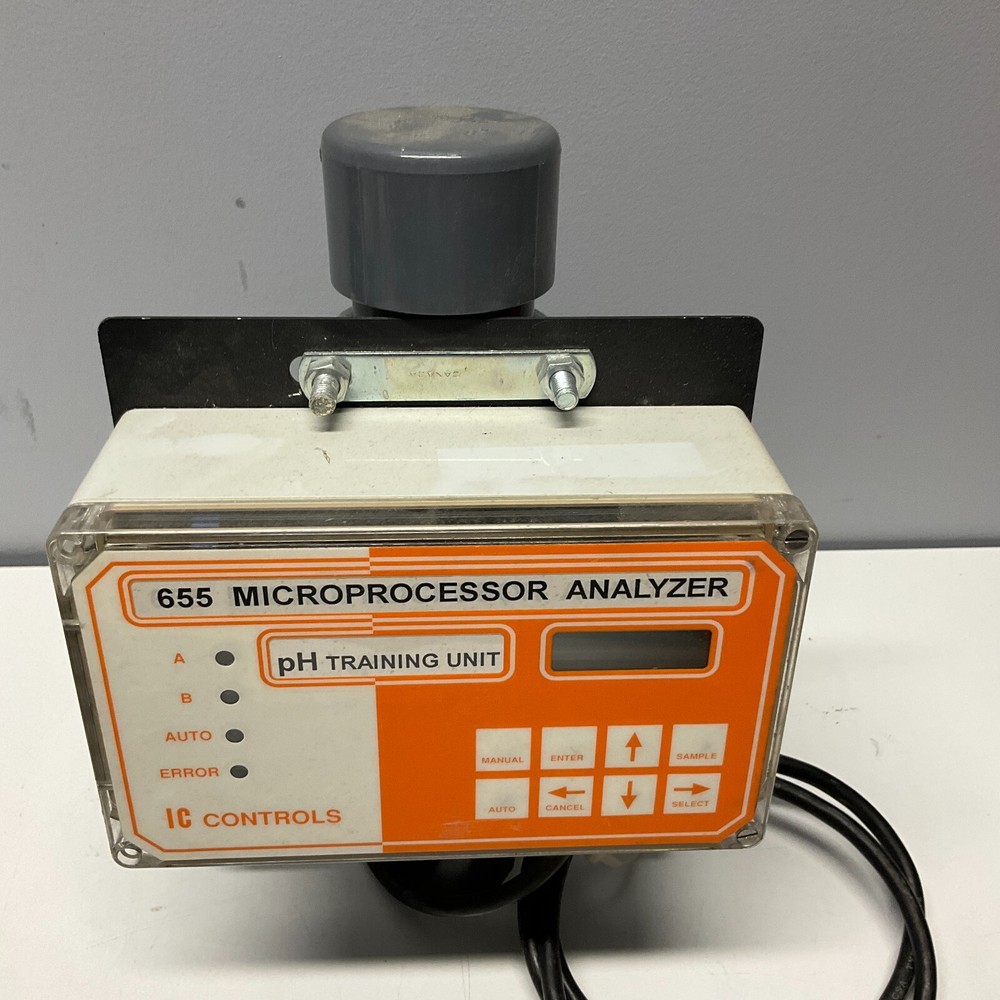 IC Controls 655 Microprocessor Analyzer - pH Training Unit Tested