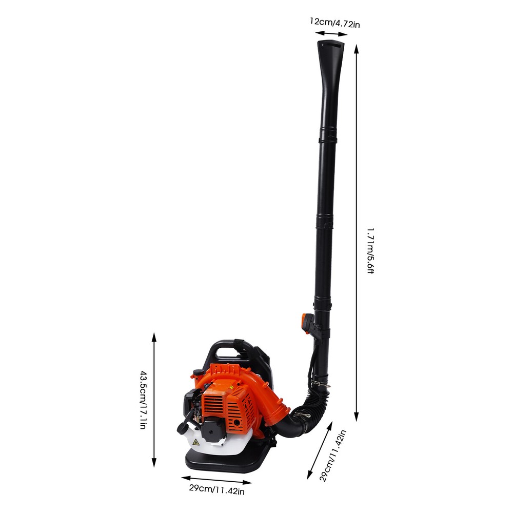 2-Stroke Backpack Leaf Blower Gas Powered Leaf Blower Backpack Blower