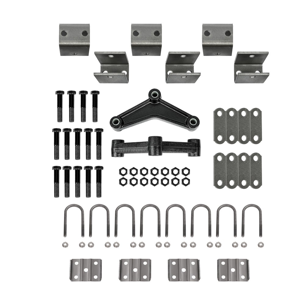 3500lbs Tandem Trailer Axle Suspension Kit Leaf Springs U-bolt + Hanger Set