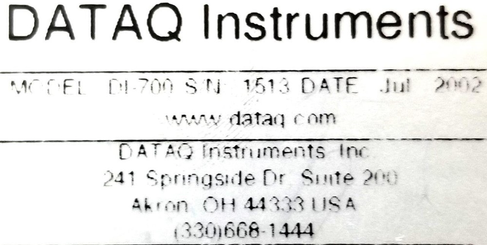 DATAQ Instruments DI-700 Data Acquisition Module 1513