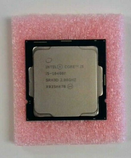 Intel Core i5-10400F Socket 1200 6 Core Desktop CPU 2.90GHz SRH3D