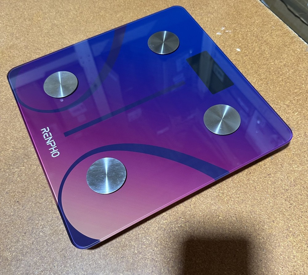 RENPHO Smart Scale Bluetooth Body Composition BMI Bathroom Scale Red Gradient